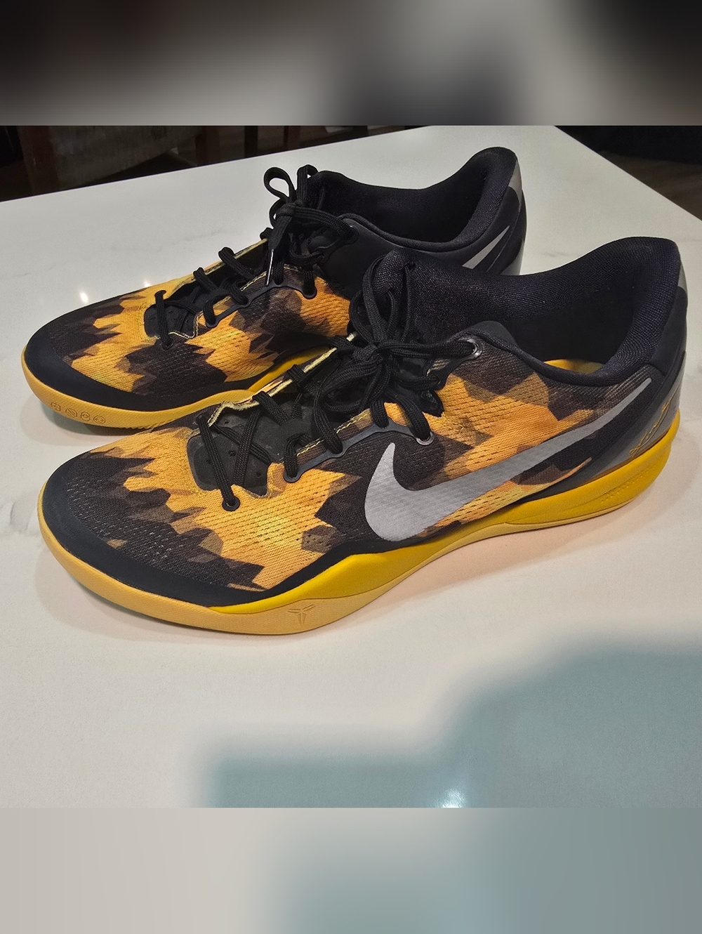 Nike Kobe 8 Sulfur And Black Size 13 *Read Description